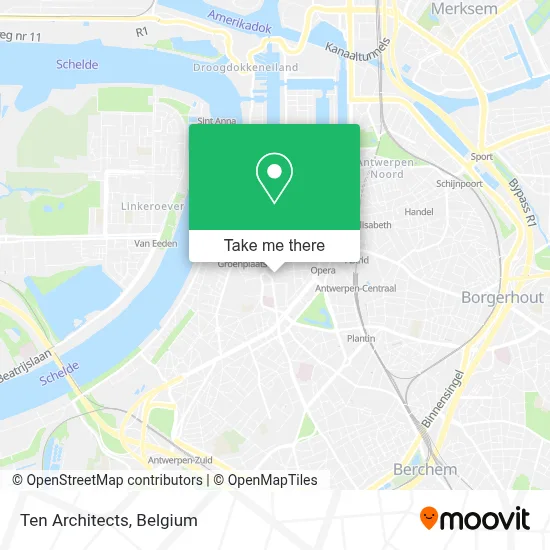 Ten Architects map