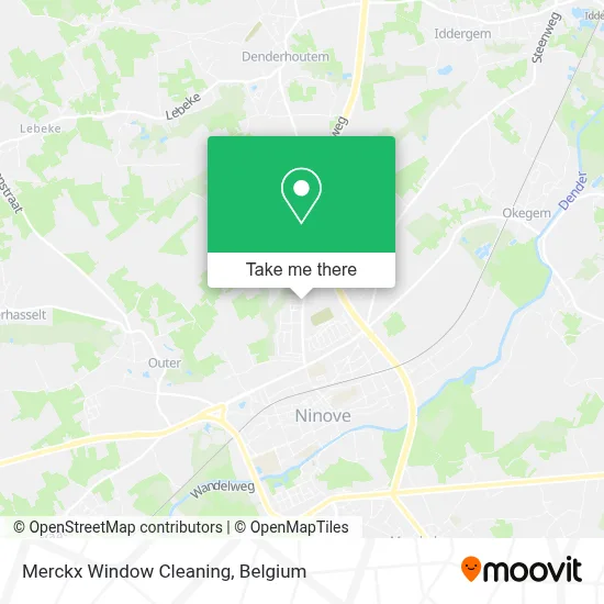 Merckx Window Cleaning map