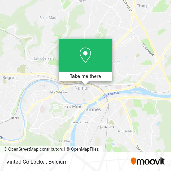 Vinted Go Locker map