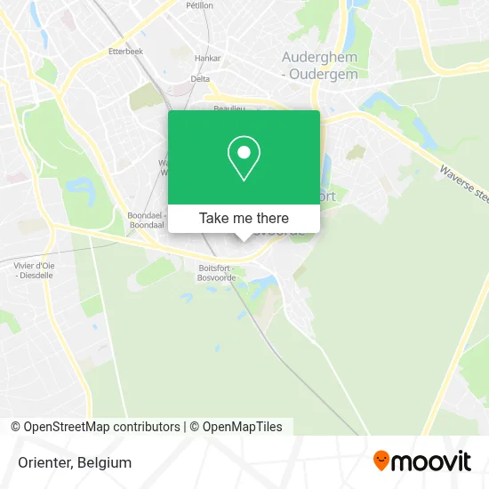 Orienter map