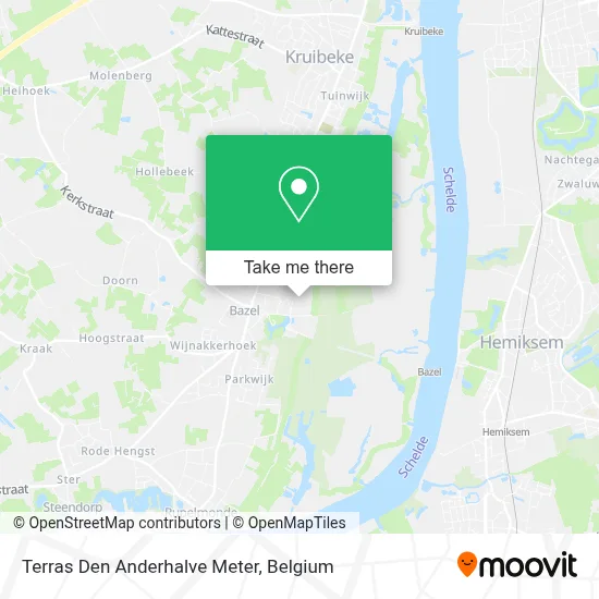 Terras Den Anderhalve Meter map