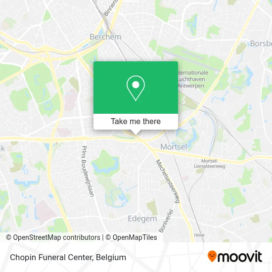 Chopin Funeral Center map