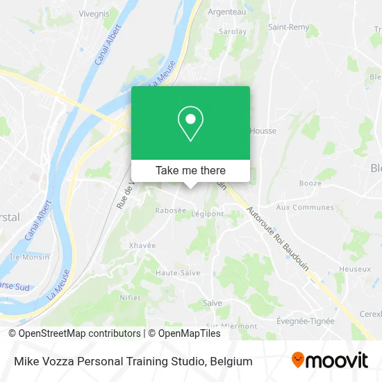 Mike Vozza Personal Training Studio map