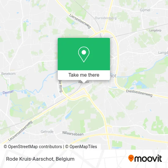Rode Kruis-Aarschot map