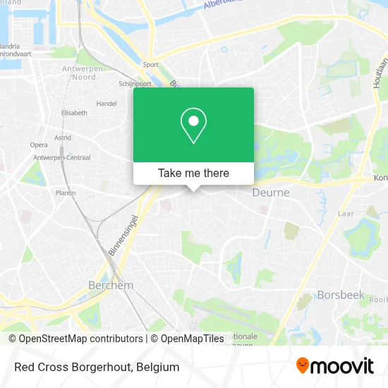 Red Cross Borgerhout map