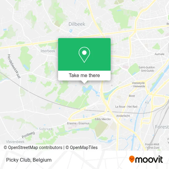 Picky Club map