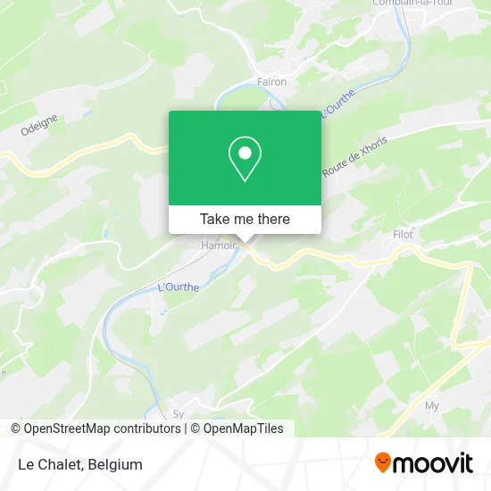Le Chalet map