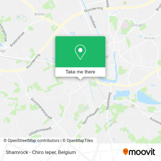 Shamrock - Chiro Ieper map