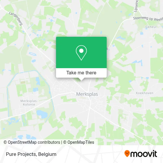 Pure Projects map