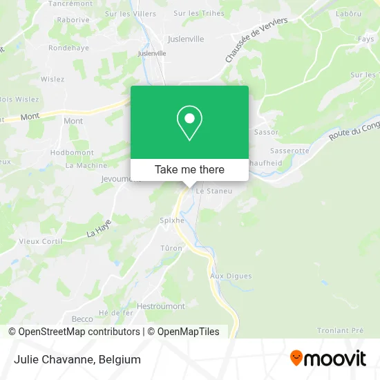 Julie Chavanne map