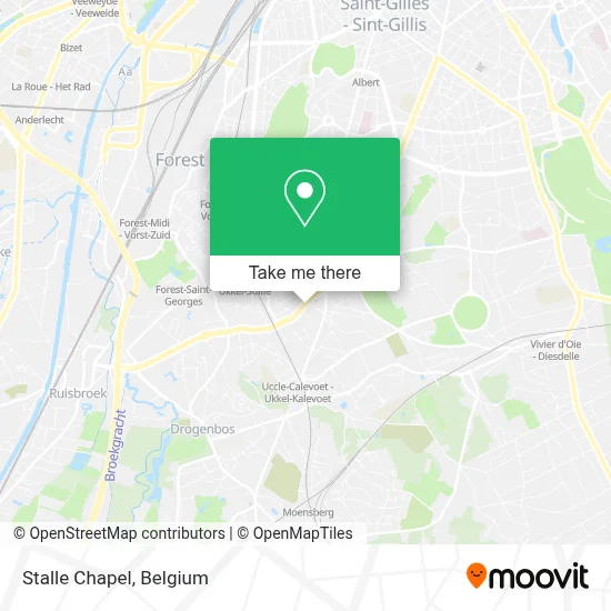 Stalle Chapel map