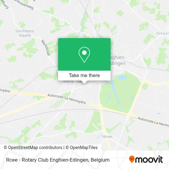 Rcee - Rotary Club Enghien-Edingen map
