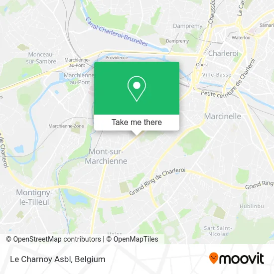 Le Charnoy Asbl map