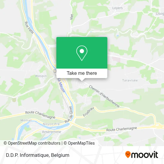 D.D.P. Informatique map