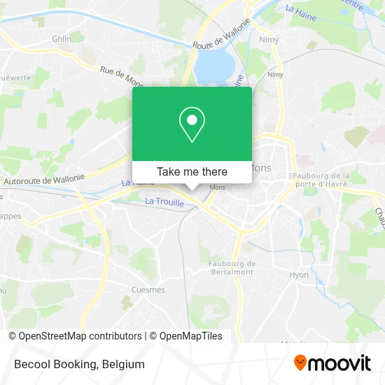 Becool Booking map