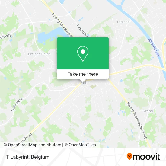 T Labyrint map