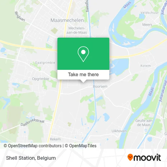 Shell Station map