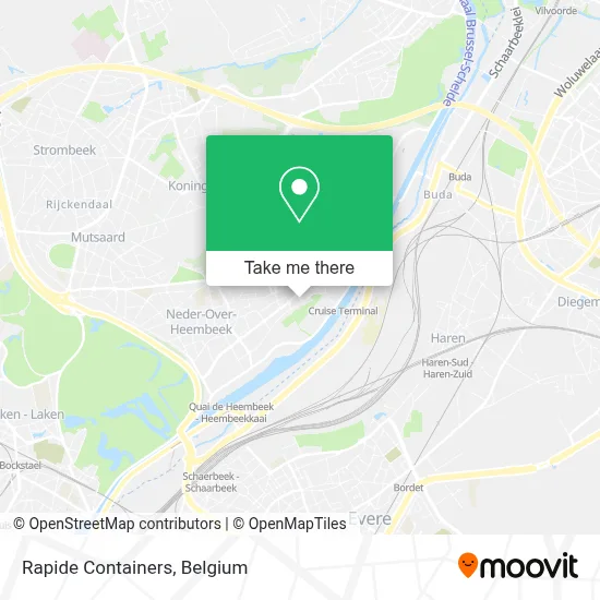 Rapide Containers map