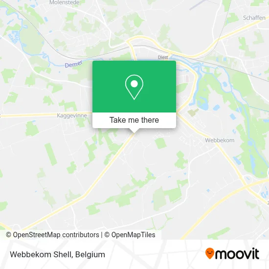 Webbekom Shell map