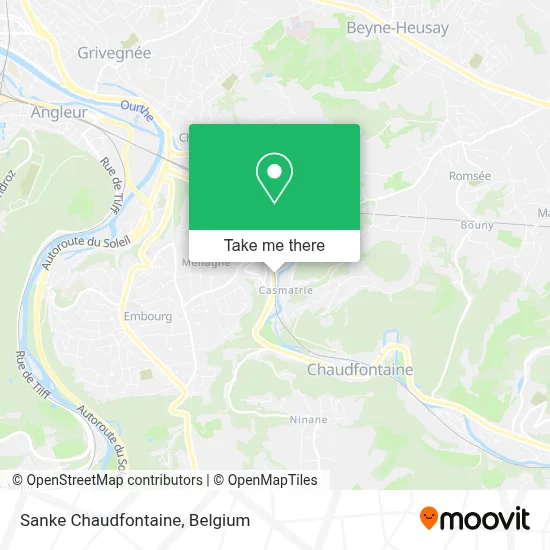 Sanke Chaudfontaine map