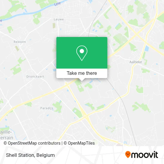 Shell Station map