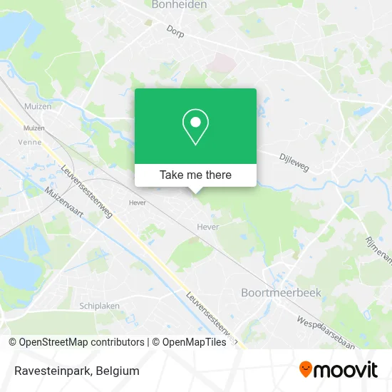 Ravesteinpark map