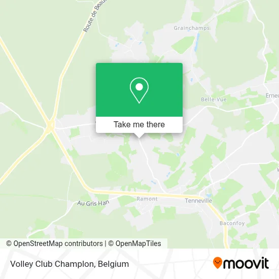 Volley Club Champlon map