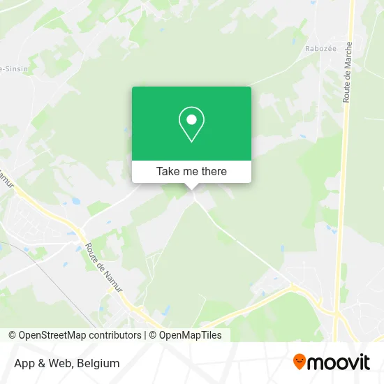 App & Web map