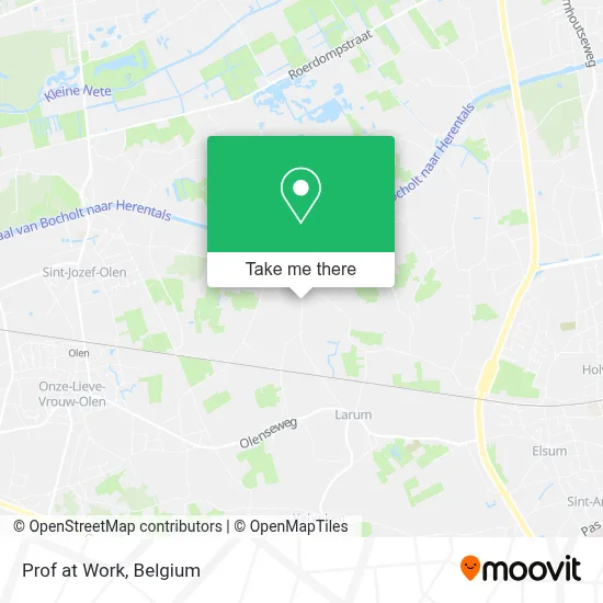 Prof at Work map