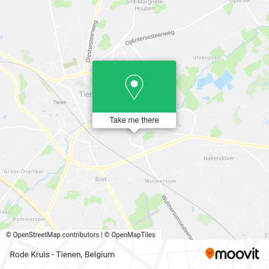 Rode Kruis - Tienen map