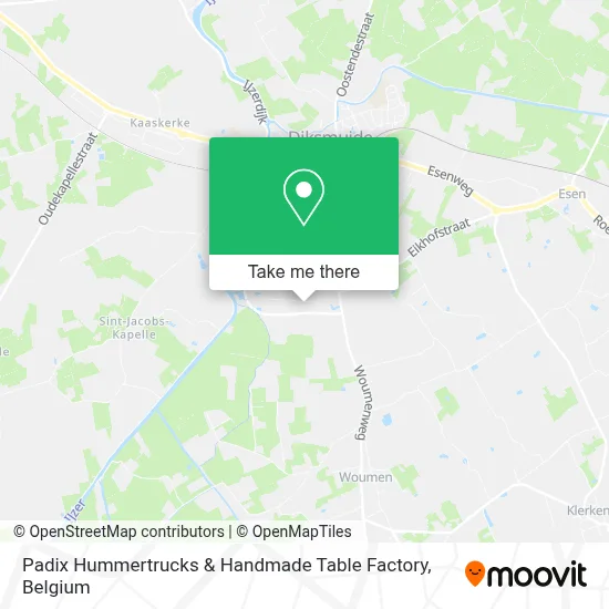 Padix Hummertrucks & Handmade Table Factory map