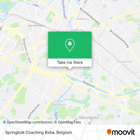 Springbok Coaching Bvba map