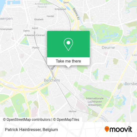 Patrick Hairdresser map