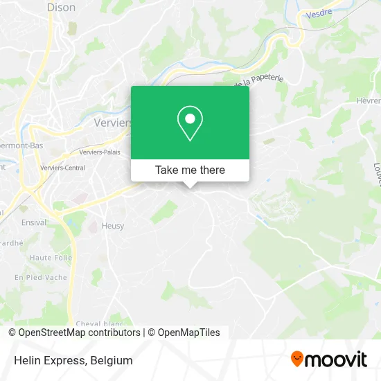 Helin Express map
