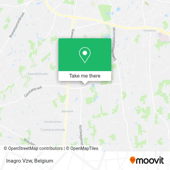 Inagro Vzw map