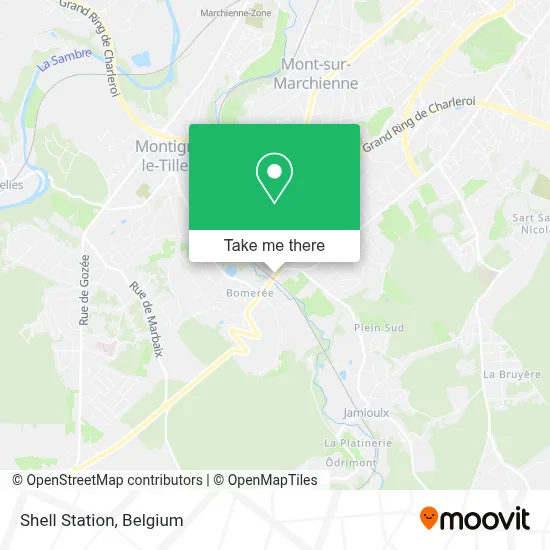 Shell Station map