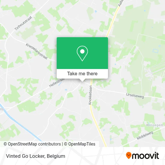 Vinted Go Locker map