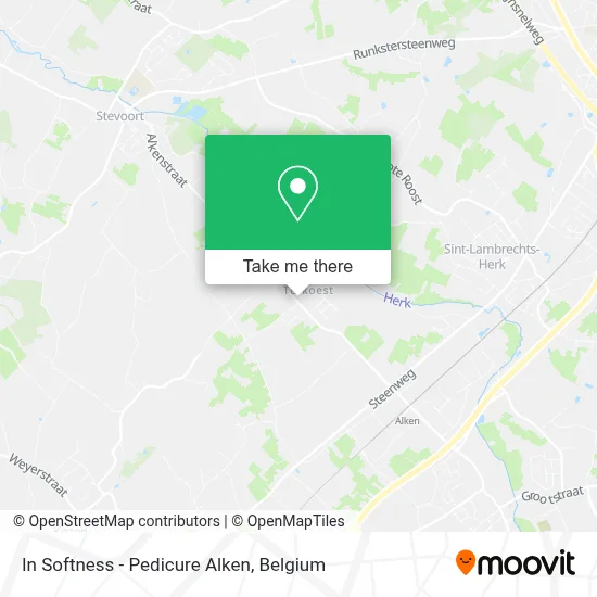 In Softness - Pedicure Alken map