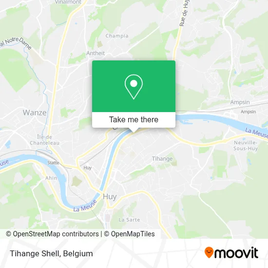 Tihange Shell map