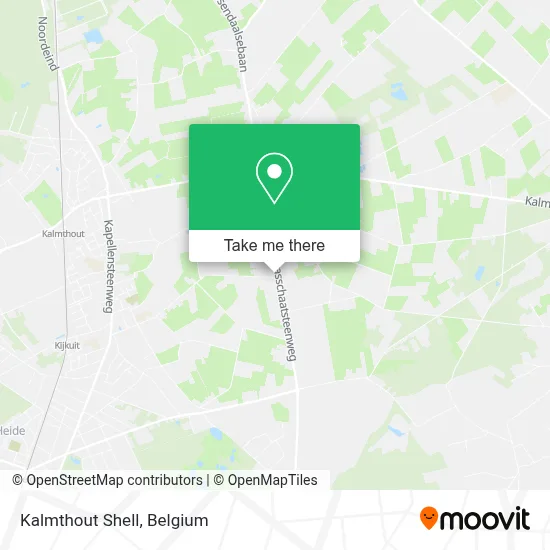 Kalmthout Shell map