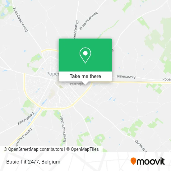 Basic-Fit 24/7 map