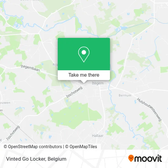 Vinted Go Locker map