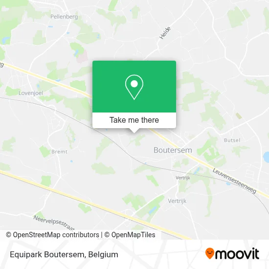 Equipark Boutersem map