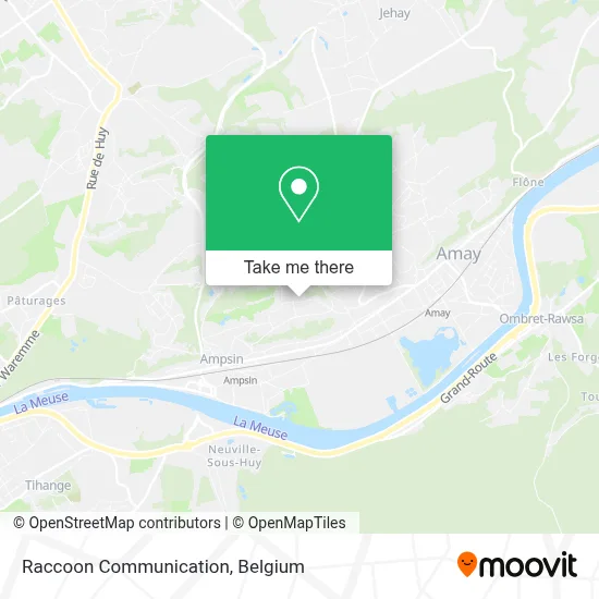 Raccoon Communication map