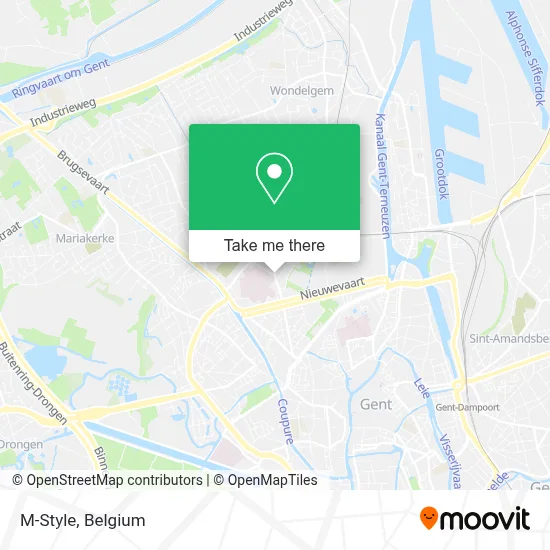 M-Style map