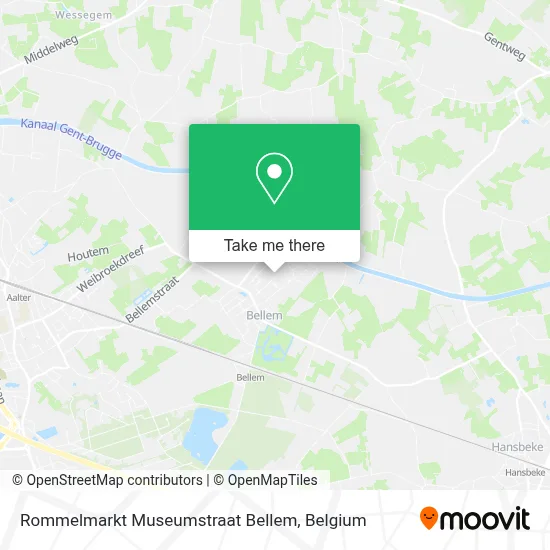 Rommelmarkt Museumstraat Bellem map