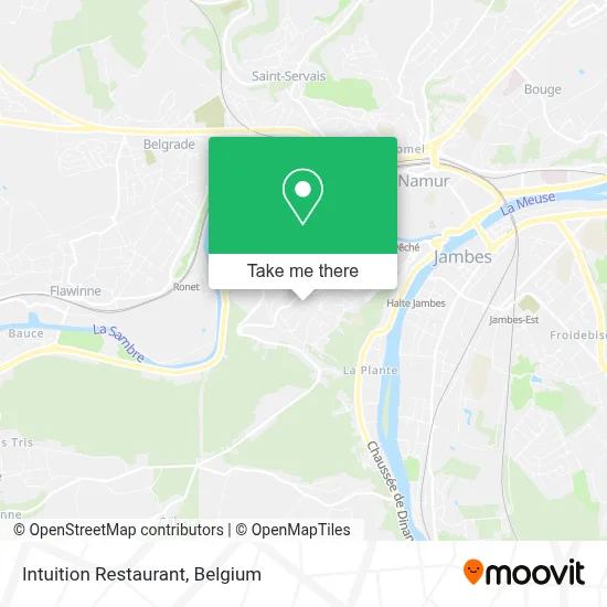 Intuition Restaurant map