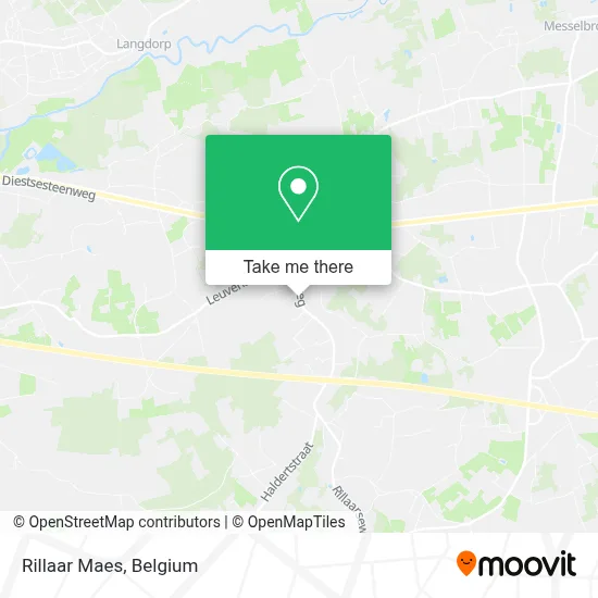 Rillaar Maes map