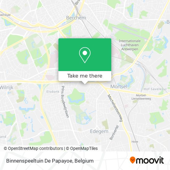 Binnenspeeltuin De Papayoe map