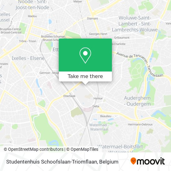 Studentenhuis Schoofslaan-Triomflaan plan